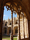 Cloister of Monastery of the Hieronymites. Belem. Lisbon. Portugal