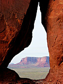 Tear Drop Window Sunset Monument Valley Navajo Nation Arizona United States