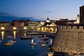 Old Harbour of Dubrovnik. Croatia