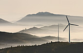 Windturbine Lagerwey 750kw in Las Llanas de Codés windfarm. Navarra, Spain.