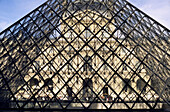 Pyramid, Louvre, Paris, France, Europe
