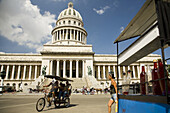 Capitol Building and liquor stall. Havana. Cuba
