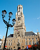 Belfort Tower. Market Square (Markt). Brugge. Belgium