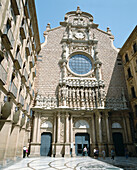 Basilica of the Benedictine Monastery of Montserrat, Barcelona Province, Catalonia, Spain