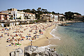 Canadell beach. Calella de Palafrugell. Girona province. Spain