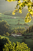 Caseríos (country houses), Oñati. Guipúzcoa, Euskadi, Spain