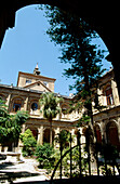 Cloister of the College of Santo Domingo (former University), Orihuela. Alicante province, Comunidad Valenciana, Spain