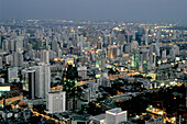 Blick vom Baiyoke Hotel, Bangkok, Thailand