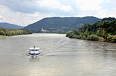 Fähre auf der Donau, Bei Emmersdorf, Niederösterreich, Österreich