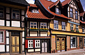 Europa, Deutschland, Sachsen-Anhalt, das kleinste Haus in Werningerode