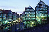 Half-timbered houses in Old Town, Homberg (Efze), Hesse, Germany