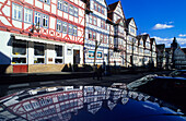 Europe, Germany, Hesse, Bad Sooden-Allendorf, half-timbered houses