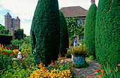 Europa, Grossbritannien, England, Kent, Sissinghurst Castle, [Die Gartenanlage wurde von Vita Sackville-West, Schriftstellerin, und ihrem Ehemann Sir Harold Nicolson, Autor und Diplomat, geschaffen]