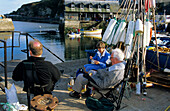 Europa, Grossbritannien, England, Cornwall, Hafen in MevagisseyHafen