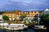Europe, England, Buckinghamshire, Marlow, river Thames, The Compleat Angler Hotel