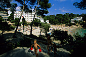 Europe, Spain, Majorca, Cala Santanyi, on the beach