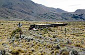 Der alte Patagonien Express außerhalb von Esquel, Patagonien, Argentinien, Südamerika