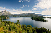 View over Lago Nahuel Huapi, Patagonia, Argentina, South America