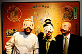 Traditional Fukuoka masks, Kyushu island, Japan