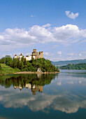 Niedzica and Czorsztyn Castles on Dunajec River, Poland