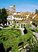 Vrtbovska garden in Prague, Czech Republic