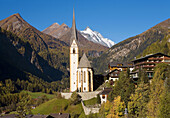 Heiligenblut village in high Alps Austria