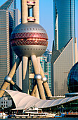 Pudong business district skyline. Shanghai. China