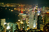 Harbor panorama. Hong Kong. China