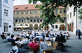 Café. Old Town street scene. Prague. Czech republic.