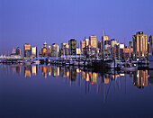 Vancouver skyline. British Columbia, Canada