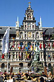 City Hall in Grote Markt. Antwerp. Belgium