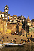 Ghats on the Ganges. Uttar Pradesh. India.