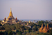 Ananda temple in Bagans archeological zone. Bagan, Myanmar