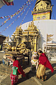 Swayambhunath Stupa. Kathmandu valley, Nepal