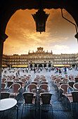 Plaza Mayor (Main Square), by Alberto Churriguera. Salamanca. Spain