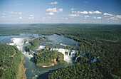 Iguazu Waterfalls. Argentina-Brazil border
