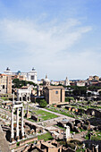 View over Roman Forum, Rome, Italy