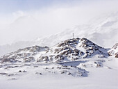 Winterlandschaft im Schnalstal, Südtirol, Italien