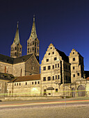 Imperial Cathedral Saint Peter and George with Old Court, Bamberg, Franconia, Germany