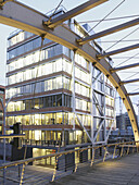 Bürohaus in der Hafencity, Hamburg, Deutschland