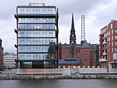 Office block in the Harbour City, Hanseatic City of Hamburg, Germany