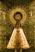 Virgen del Pilar. El Pilar basilica. Zaragoza. Aragon, Spain.