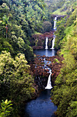 Oct. 2007. USA, Hawaii State. Big Island (Hawai Island). Hamakua Coast. Kahuna Falls