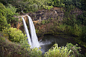 Oct. 2007. USA, Hawaii State. Kawai Island. Wailua Falls