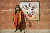 Uttar Pradesh, Benares City, Local man, India.