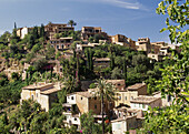 View of the village. Deià. Mallorca. Balearic Islands. Spain.