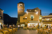 The famous Piazzetta. Piazza (Square) Umberto I. Capri. Italy.