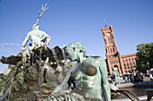 Neptunbrunnen (Neptune's Fountain, 1891). Alexanderplatz, Berlin. Germany
