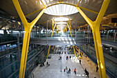 New T4 terminal in Madrid Barajas International Airport, Spain