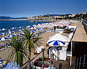 Cannes beach. Alpes-Maritimes. France